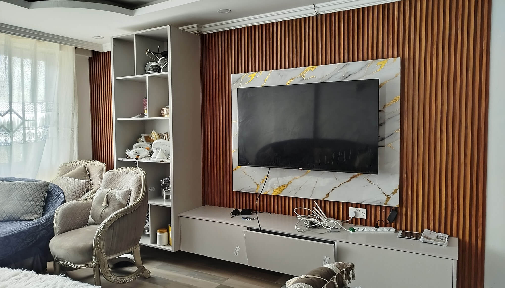 Cozy Television unit Project Image